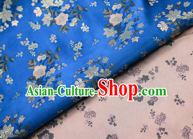 Chinese Traditional Flower Silk Fabric Brocade Embroidered Fabric Dress Material Chinese Traditional Flower Silk Fabric Brocade Embroidered Fabric Dress Material