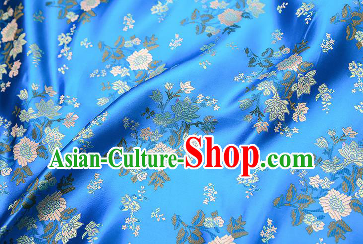 Chinese Traditional Flower Silk Fabric Brocade Embroidered Fabric Dress Material