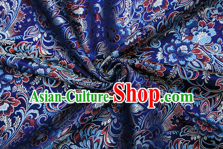 Chinese Traditional Flower Silk Fabric Brocade Embroidered Fabric Dress Material Chinese Traditional Flower Silk Fabric Brocade Embroidered Fabric Dress Material