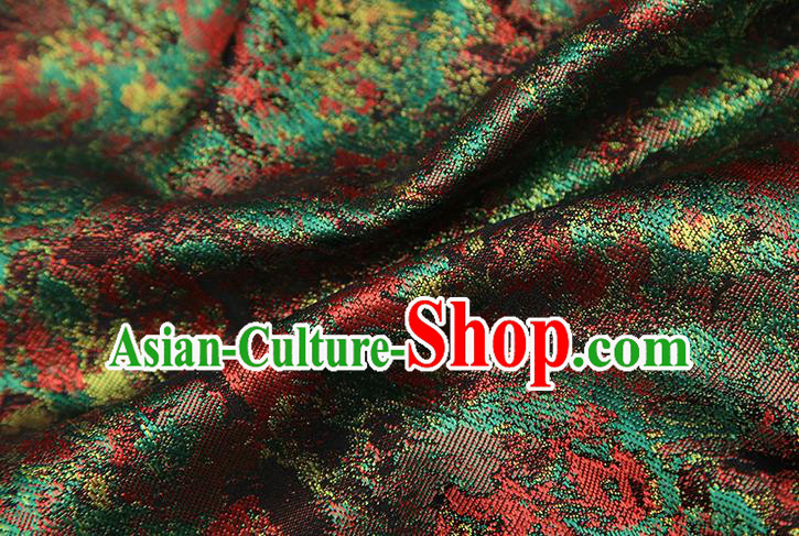 Chinese Traditional Flower Silk Fabric Brocade Embroidered Fabric Dress Material Chinese Traditional Flower Silk Fabric Brocade Embroidered Fabric Dress Material
