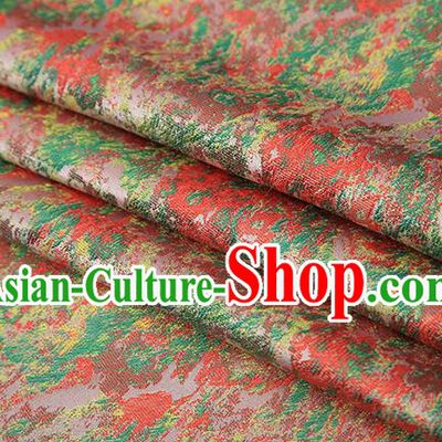 Chinese Traditional Pink Brocade Satin Fabric Tang Suit Material Classical Pattern Design Drapery