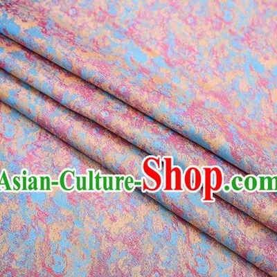 Chinese Traditional Light Pink Brocade Satin Fabric Tang Suit Material Classical Pattern Design Drapery