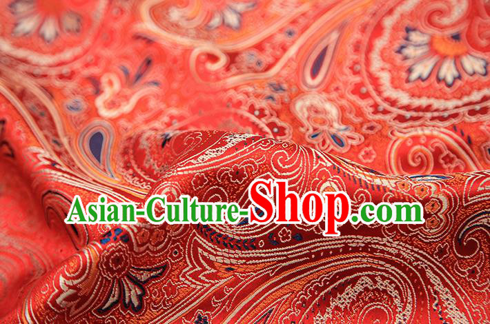 Chinese Traditional Flower Silk Fabric Brocade Embroidered Fabric Dress Material Chinese Traditional Flower Silk Fabric Brocade Embroidered Fabric Dress Material
