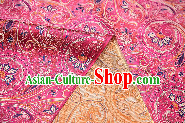 Chinese Traditional Flower Silk Fabric Brocade Embroidered Fabric Dress Material Chinese Traditional Flower Silk Fabric Brocade Embroidered Fabric Dress Material