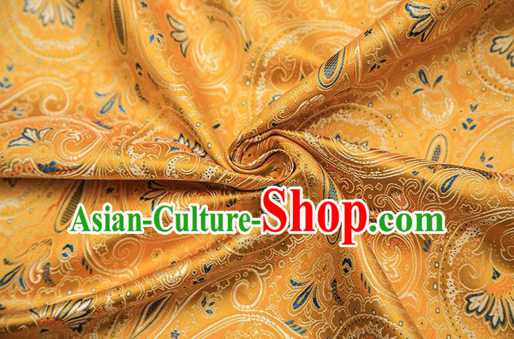 Chinese Traditional Flower Silk Fabric Brocade Embroidered Fabric Dress Material Chinese Traditional Flower Silk Fabric Brocade Embroidered Fabric Dress Material