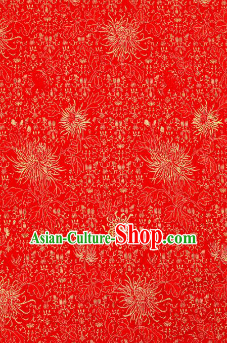 Chinese Traditional Flower Silk Fabric Brocade Embroidered Fabric Dress Material Chinese Traditional Flower Silk Fabric Brocade Embroidered Fabric Dress Material