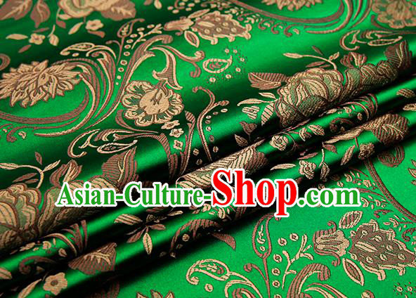 Chinese Traditional Flower Silk Fabric Brocade Embroidered Fabric Dress Material Chinese Traditional Flower Silk Fabric Brocade Embroidered Fabric Dress Material