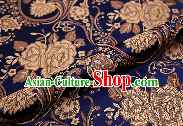 Chinese Traditional Flower Silk Fabric Brocade Embroidered Fabric Dress Material Chinese Traditional Flower Silk Fabric Brocade Embroidered Fabric Dress Material