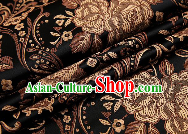 Chinese Traditional Flower Silk Fabric Brocade Embroidered Fabric Dress Material Chinese Traditional Flower Silk Fabric Brocade Embroidered Fabric Dress Material