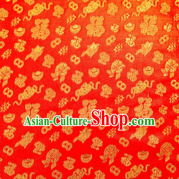 Chinese Traditional Flower Silk Fabric Brocade Embroidered Fabric Dress Material Chinese Traditional Flower Silk Fabric Brocade Embroidered Fabric Dress Material