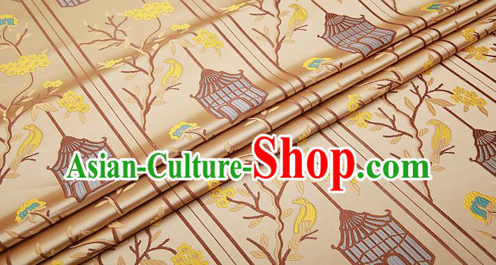 Chinese Traditional Flower Silk Fabric Brocade Embroidered Fabric Dress Material Chinese Traditional Flower Silk Fabric Brocade Embroidered Fabric Dress Material