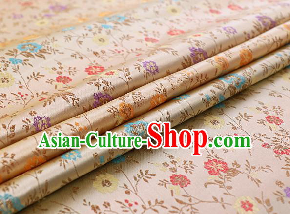 Chinese Traditional Flower Silk Fabric Brocade Embroidered Fabric Dress Material Chinese Traditional Flower Silk Fabric Brocade Embroidered Fabric Dress Material