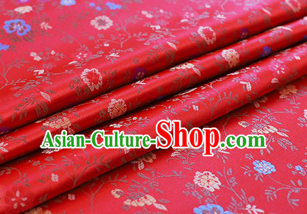 Chinese Traditional Flower Silk Fabric Brocade Embroidered Fabric Dress Material Chinese Traditional Flower Silk Fabric Brocade Embroidered Fabric Dress Material