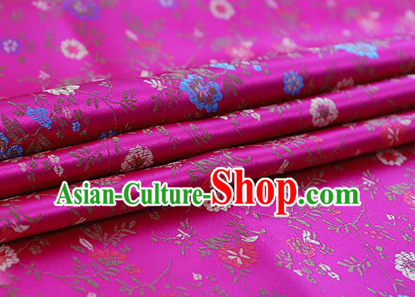 Chinese Traditional Flower Silk Fabric Brocade Embroidered Fabric Dress Material