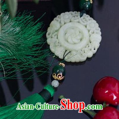Chinese Traditional Handmade Waist Accessories Palace Jade Pendant for Men