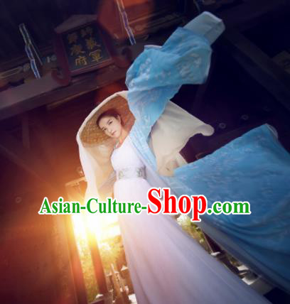Chinese Ancient Palace Lady Hanfu Han Dynasty Imperial Concubine Queen Embroidered Historical Costumes