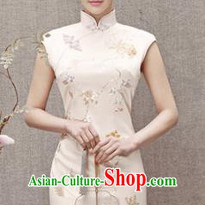Asian Chinese National Costume Traditional Cheongsam Qipao Dress for Women