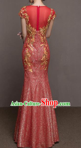 Top Grade Customized Wedding Dress Bride Red Full Dress for Women Top Grade Customized Wedding Dress Bride Red Full Dress for Women