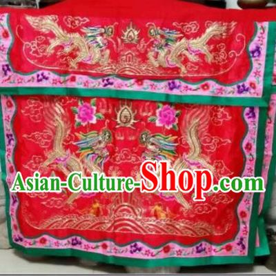 Chinese Traditional National Accessories Ethnic Embroidered Dragons Antependium