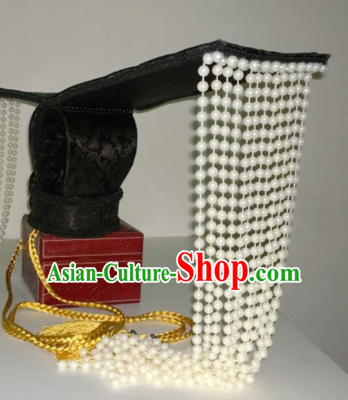 Chinese Traditional Hanfu Headdress Ancient Qin Dynasty Emperor Tuinga Hat for Men Chinese Traditional Hanfu Headdress Ancient Qin Dynasty Emperor Tuinga Hat for Men
