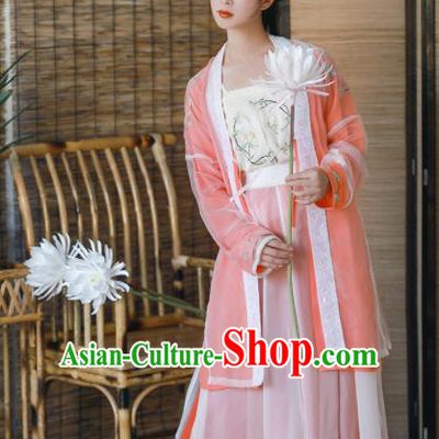 Chinese Ancient Nobility Lady Hanfu Dress Traditional Song Dynasty Embroidered Costumes for Women