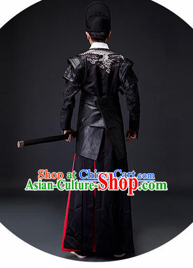 Chinese Ancient Ming Dynasty Blades Imperial Guards Embroidered Costumes for Men