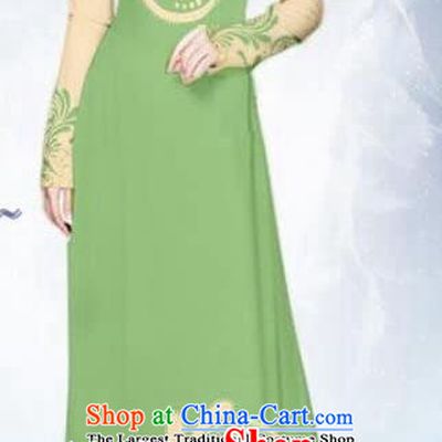Asian Traditional Vietnam Female Costume Vietnamese Bride Green Ao Dai Cheongsam for Women