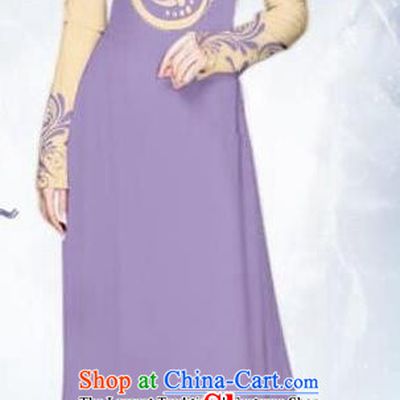 Asian Traditional Vietnam Female Costume Vietnamese Bride Lilac Ao Dai Cheongsam for Women