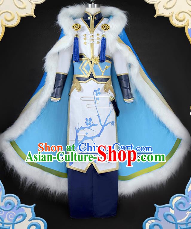 Chinese Traditional Cosplay Swordsman Costumes Ancient Knight Clothing for Men Chinese Traditional Cosplay Swordsman Costumes Ancient Knight Clothing for Men