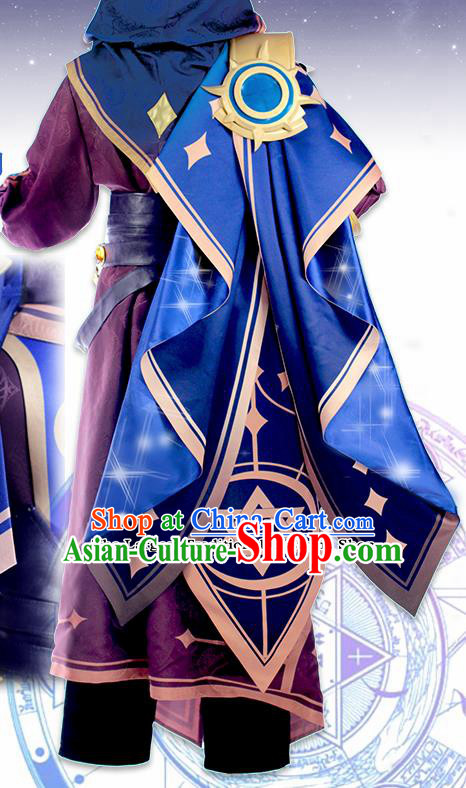 Chinese Traditional Cosplay Wizard Costumes Ancient Swordsman Clothing for Men Chinese Traditional Cosplay Wizard Costumes Ancient Swordsman Clothing for Men