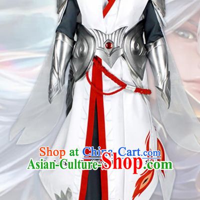 Chinese Traditional Cosplay Warrior Costumes Ancient Swordsman Clothing for Men