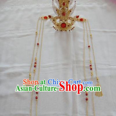 Chinese Traditional Classical Hair Accessories Ancient Princess Hair Crown Hairpins for Women