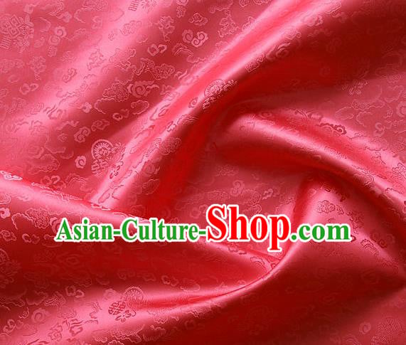 Traditional Asian Classical Cloth Drapery Red Brocade Korean Hanbok Palace Satin Silk Fabric Traditional Asian Classical Cloth Drapery Red Brocade Korean Hanbok Palace Satin Silk Fabric