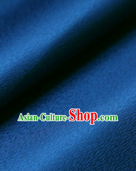 Traditional Asian Classical Blue Brocade Cloth Drapery Korean Hanbok Palace Satin Silk Fabric Traditional Asian Classical Blue Brocade Cloth Drapery Korean Hanbok Palace Satin Silk Fabric