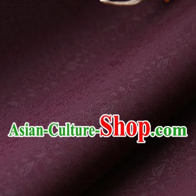 Traditional Asian Classical Pattern Fuchsia Brocade Cloth Drapery Korean Hanbok Palace Satin Silk Fabric
