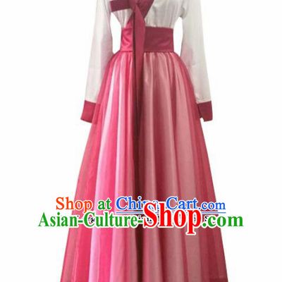 Chinese Traditional Folk Dance Costumes Classical Dance Red Clothing for Women