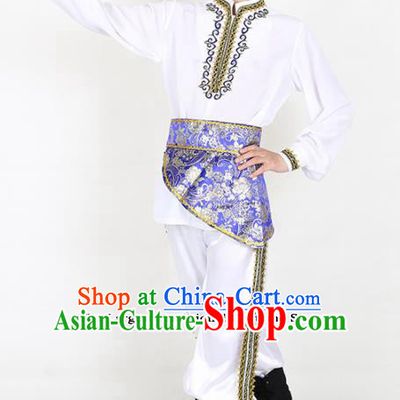 Chinese Traditional Uyghur Folk Dance Clothing Classical Dance Costume for Men