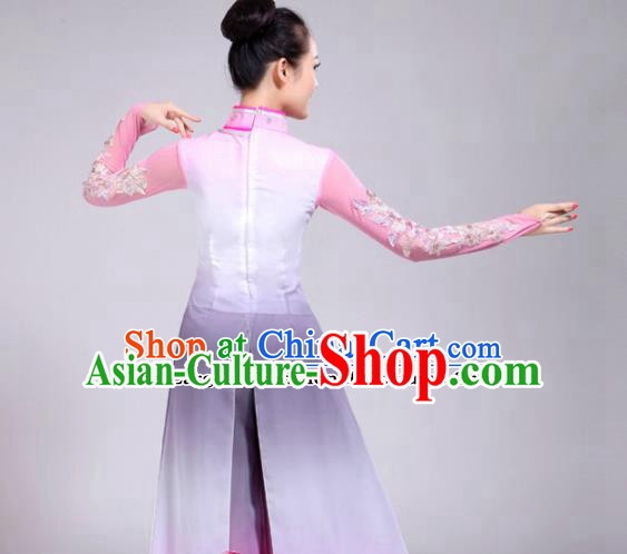 Chinese Traditional Folk Dance Costumes Classical Dance Pink Dress for Women Chinese Traditional Folk Dance Costumes Classical Dance Pink Dress for Women
