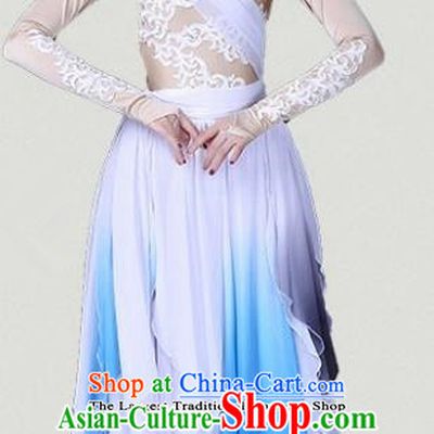 Chinese Traditional Classical Dance Dress Fan Dance Group Dance Costumes for Women