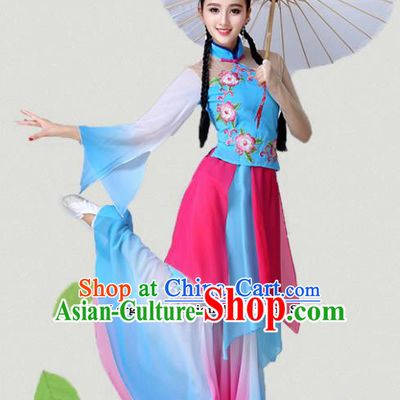 Chinese Traditional Classical Dance Clothing China Folk Dance Group Dance Costumes for Women