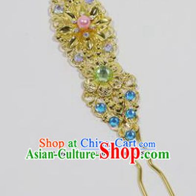 Chinese Traditional Palace Hair Accessories Hair Clip Ancient Bride Hairpins for Women