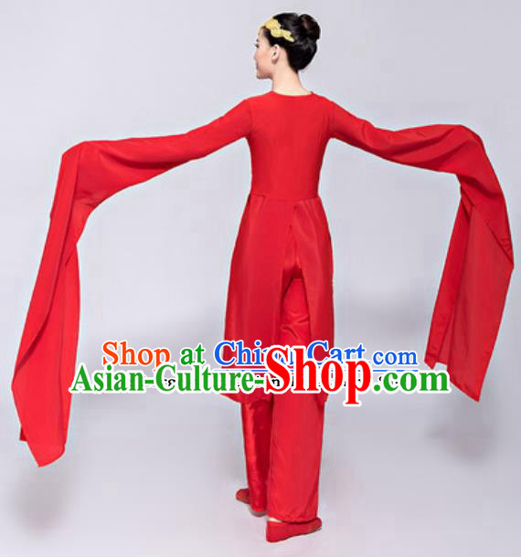 Traditional Chinese Classical Dance Costumes Folk Dance Group Dance Red Dress for Women Traditional Chinese Classical Dance Costumes Folk Dance Group Dance Red Dress for Women