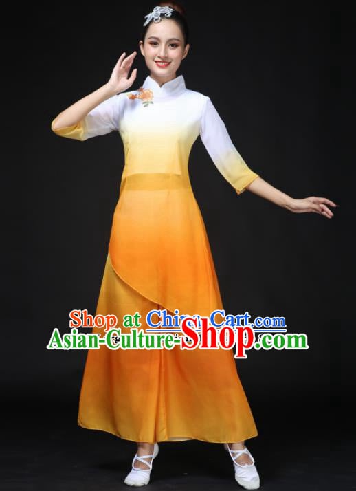 Traditional Chinese Classical Dance Costumes Fan Dance Umbrella Dance Clothing for Women Traditional Chinese Classical Dance Costumes Fan Dance Umbrella Dance Clothing for Women