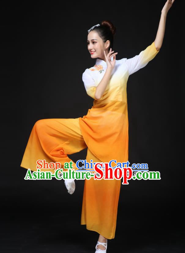 Traditional Chinese Classical Dance Costumes Fan Dance Umbrella Dance Clothing for Women Traditional Chinese Classical Dance Costumes Fan Dance Umbrella Dance Clothing for Women