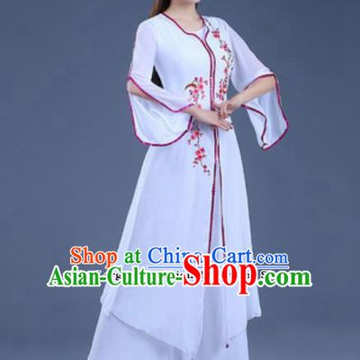 Traditional Chinese Classical Dance Group Dance Dress Umbrella Dance Clothing for Women