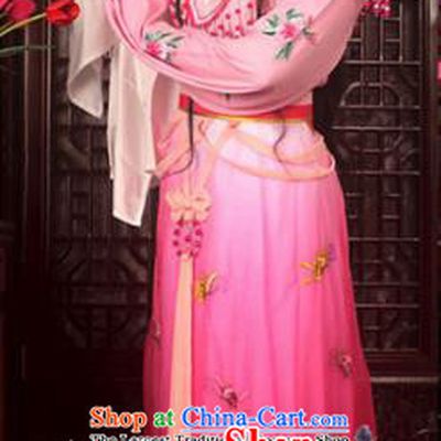 Traditional Chinese Peking Opera Actress Costumes Ancient Peri Princess Rosy Dress for Adults