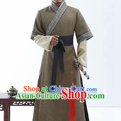 Chinese Traditional Spring and Autumn Period Nobility Childe Costumes Ancient Drama Swordsman Clothing for Men