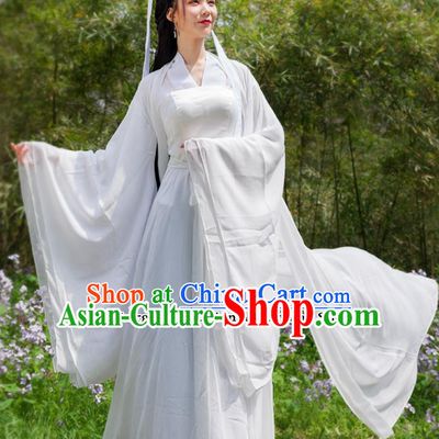 Chinese Ancient Swordswoman Little Dragon Maiden Hanfu Dress Traditional Song Dynasty Drama Knight Costumes for Women