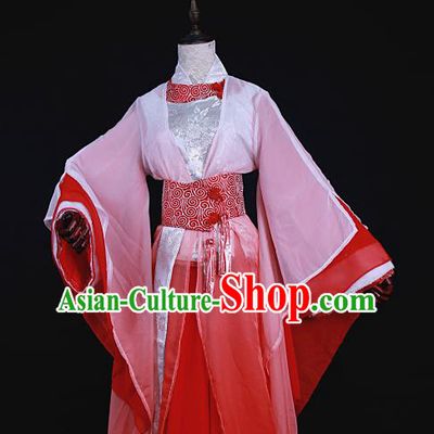 Chinese Traditional Ancient Swordswoman Princess Costumes for Women
