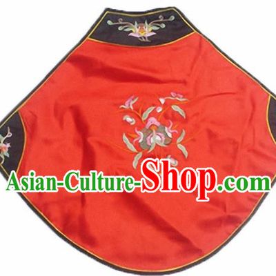 Chinese Traditional Underwear Ancient Costume Embroidered Red Bellyband for Women